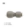 Homebrew Draft Beer Push In Fittings 1/4" 5/16" 3/8" Food Grade with EPDM O-ring Leaking Free