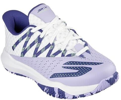 

Кроссовки Skechers Viper Court Rally Pickleball женские бело-фиолетовые 41