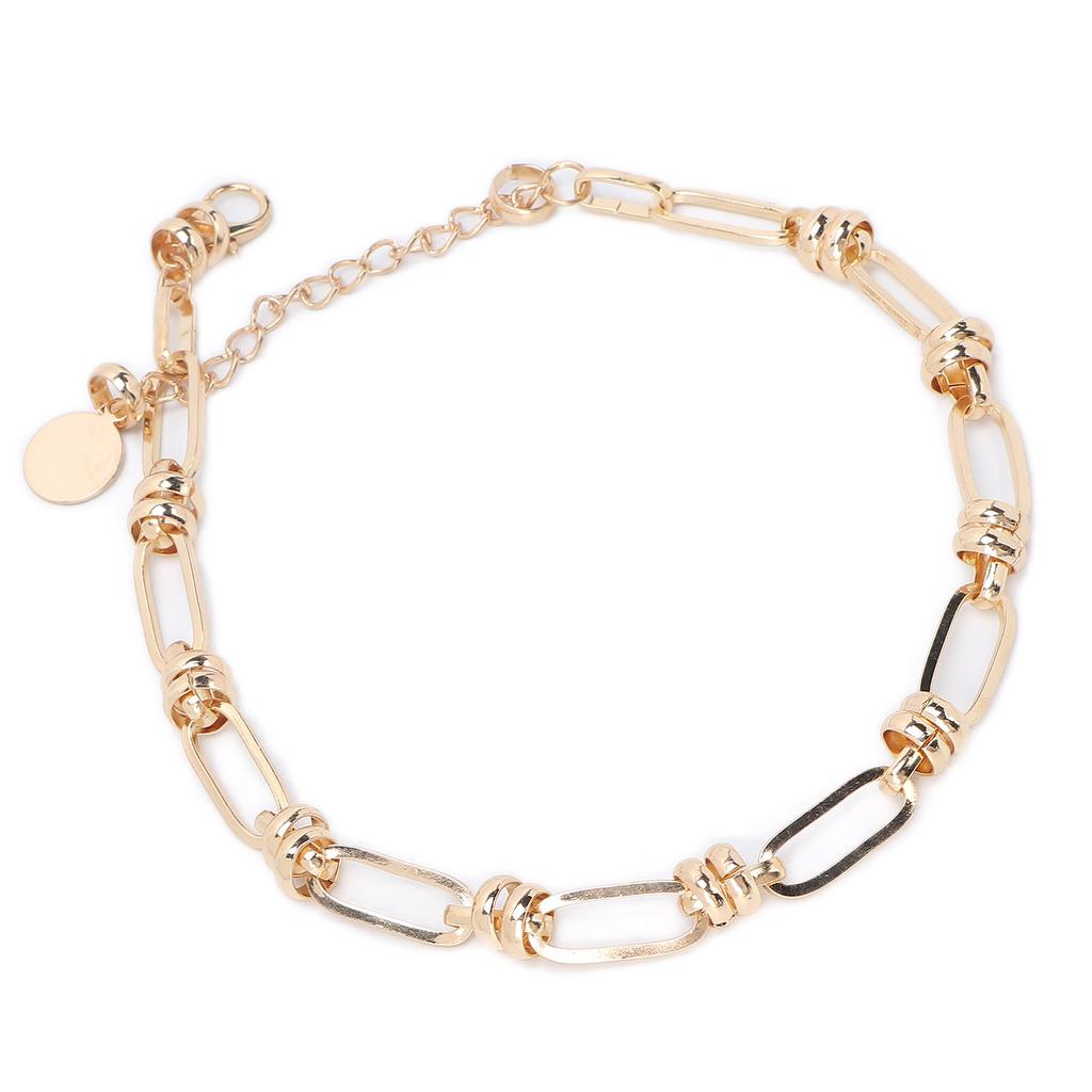 Fashionable Choker Necklace Hip Hop Geometric Pattern Alloy Necklace Clothes Accessory