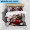 Crystal Cats Fantasy 3pcs Bedding,Including 1pc Duvet Cover And 2pcs Pillowcases Perfect for Christmas,Ideal for Bedroom, Dormitory
