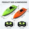 Remote Control Boat For Kids Waterproof Remote Control Toys Fast Remote Control Boat Lightweight Water Racer RC Boats Pool Toys