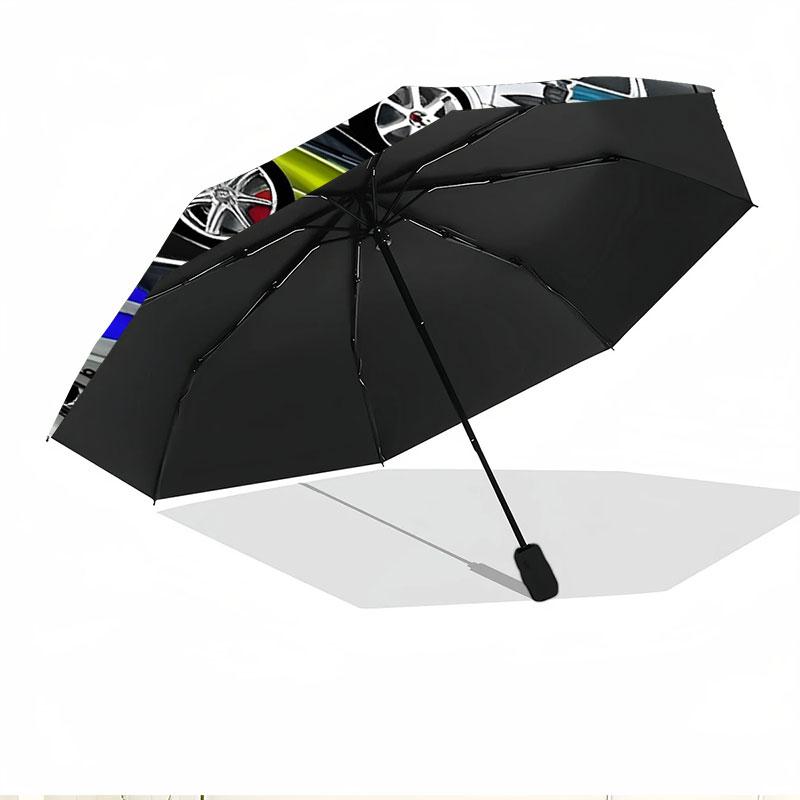 Fast & Furious Print Automatic Open Close Umbrella, Portable Foldable Umbrella, for Outdoor Commute Camping Trip, Ideal Birthday Gift
