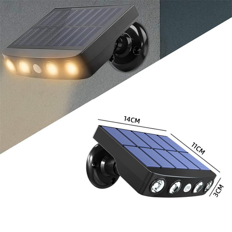 Neu Solar Lichter Outdoor Home Hof Rasen Garten Wand Lichter Ländlichen Außen Beleuchtung Induktion