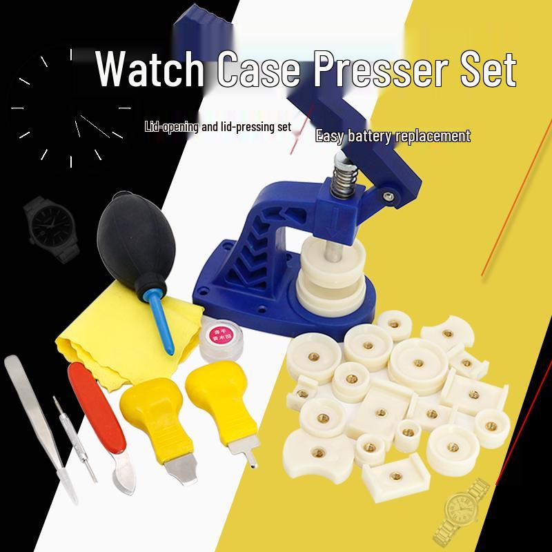 Watch Case Press & Battery Replacement Tool Set