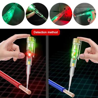 Intelligent Waterproof Voltage Tester Pen Power Voltage Detector Electricity Detector Test Pencil