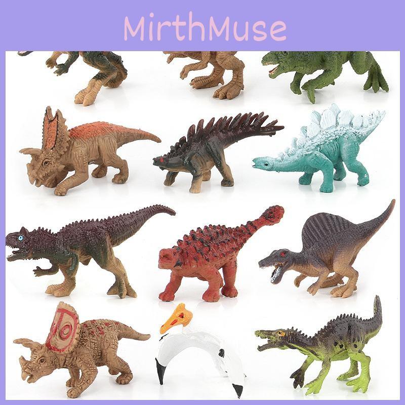 Miniature Dinosaur Tyrannosaurus Models Set Kids Learning Play Collection And