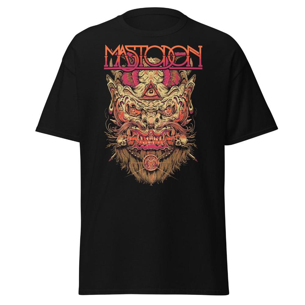 Mastodon Band Classic Retro TShirt Woman Man Summer Cotton Graphic T Shirts Adult Streetwear Camisetas Tops Tee Shortsleev S