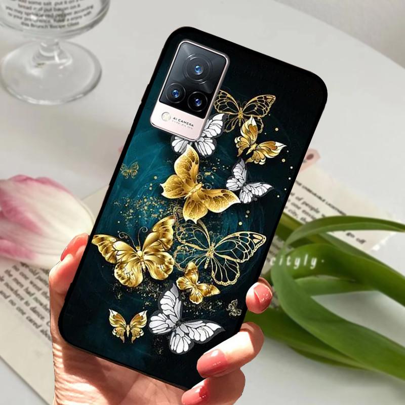 For vivo V21 5G 4G V21E Case Soft Silicone Phone TPU Coque Cover for Vivo V21E v21 V 21e 21 V2050 V2061 Protective Fundas Shell