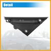1 Pair Car Gloss Black Door Mirror Flag Cover for Fiat 500 2012-2019 Trim 1SH17KX7AA 1SH16KXAA Left Driver Right Passenger Side Door Rearview Mirror