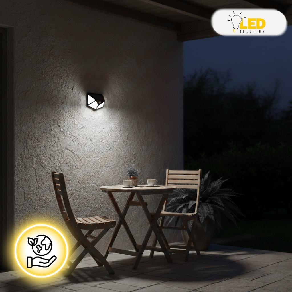 LED solar halogen outdoor garden lamp with motion sensor 3 modes IP65