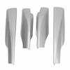 4PCS Roof Rack Cover Plastic Car Accessories Easy To Install Roof Luggage Cargo Rail Rack Replacement for RAV4 2006 2012