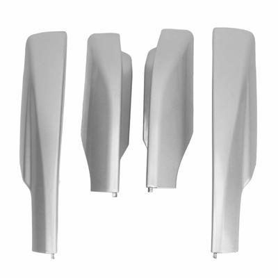 4PCS Cubierta de Baca Plástico Accesorios para Coche Fácil de Instalar Baca de Techo Portaequipajes de Carga Riel de Baca Repuesto para RAV4 2006 2012