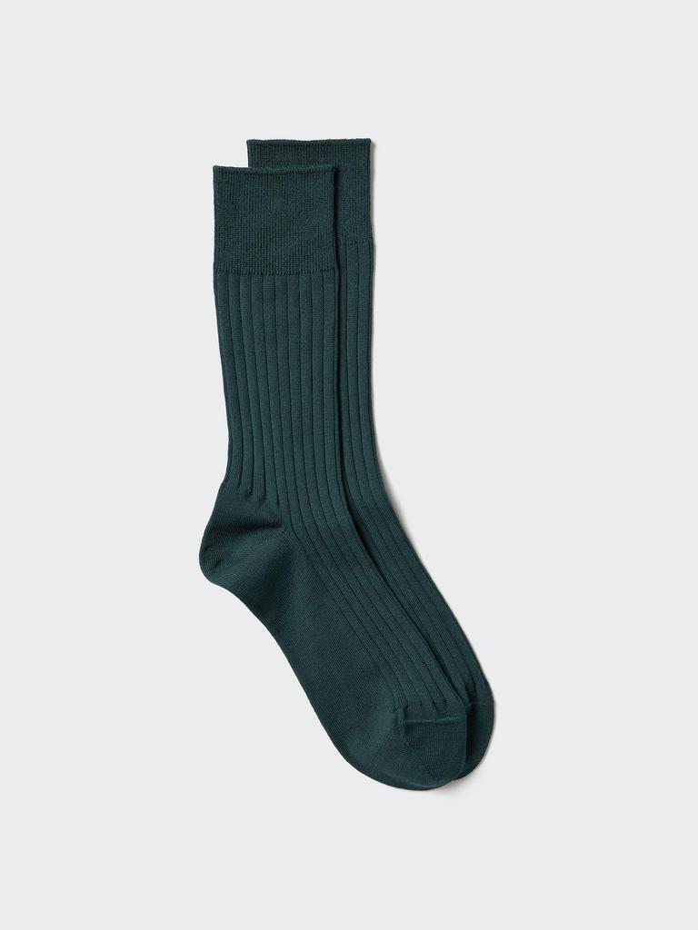 Uniqlo Japan Supima Cotton Wide Rib Socks
