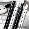 Pochacco Love Heart Black & White Gel Pen – Minimalist Style for Students and Exams