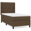 3131628 vidaXL Divan Bed with Mattress Dark Brown 80x200 Cm