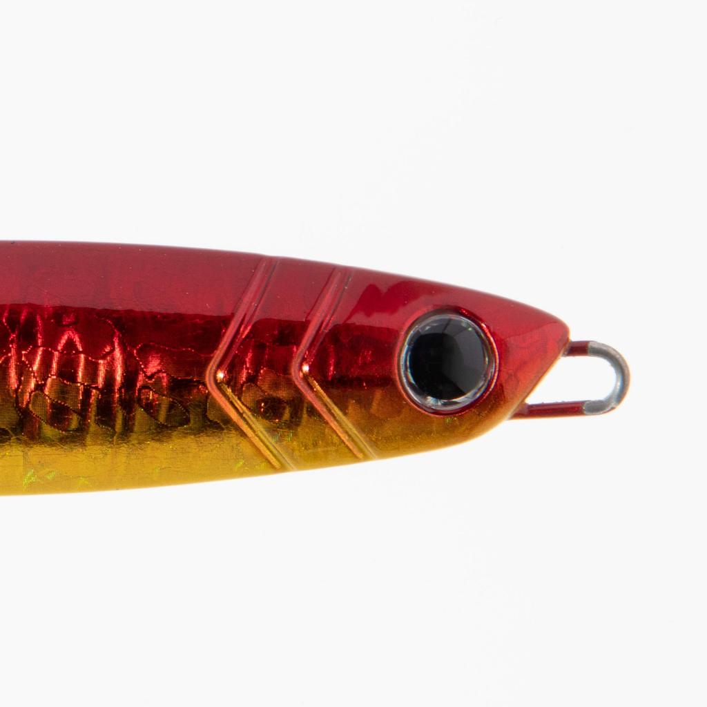 Major Craft Metal Jigpara Vertical Red Gold JPV 250 Lure Jig, Short, 250g, #3,