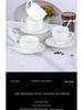 Luxurious Bone China Gold Rim Coffee Cup & Saucer Set - Pure White Ceramic English Style for Hotels and European Coffee Service