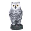 Plastic Hunting Fake Owl Decoys Outdoor Garden Yards Ornaments Pest Deterrent Repeller