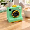 Milk Foam Art Printing Device 3D Printed Coffee Latte Printer, Manual One-Click Powder Stencil Maker with Creative Decoration Gadget Interchangeable