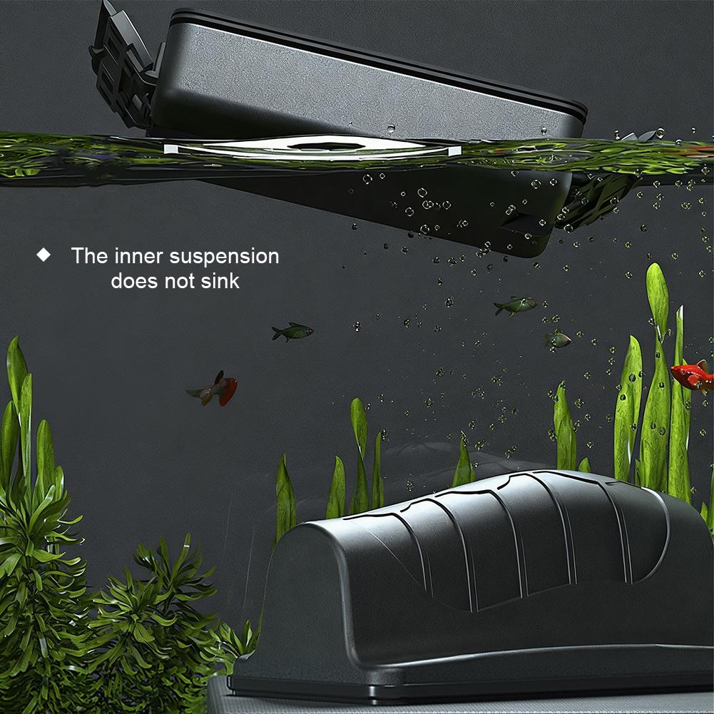 Magnetic Aquarium Fish Tank Brushes Remove Moss Glass Suspension Blade Algae Magnetic Brush Blade Algae Scraper Cleaner Brush