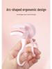 Smart USB Rechargeable Heated Eyelash Curler with Frameless Design for Long-Lasting Curl and Temperature Control