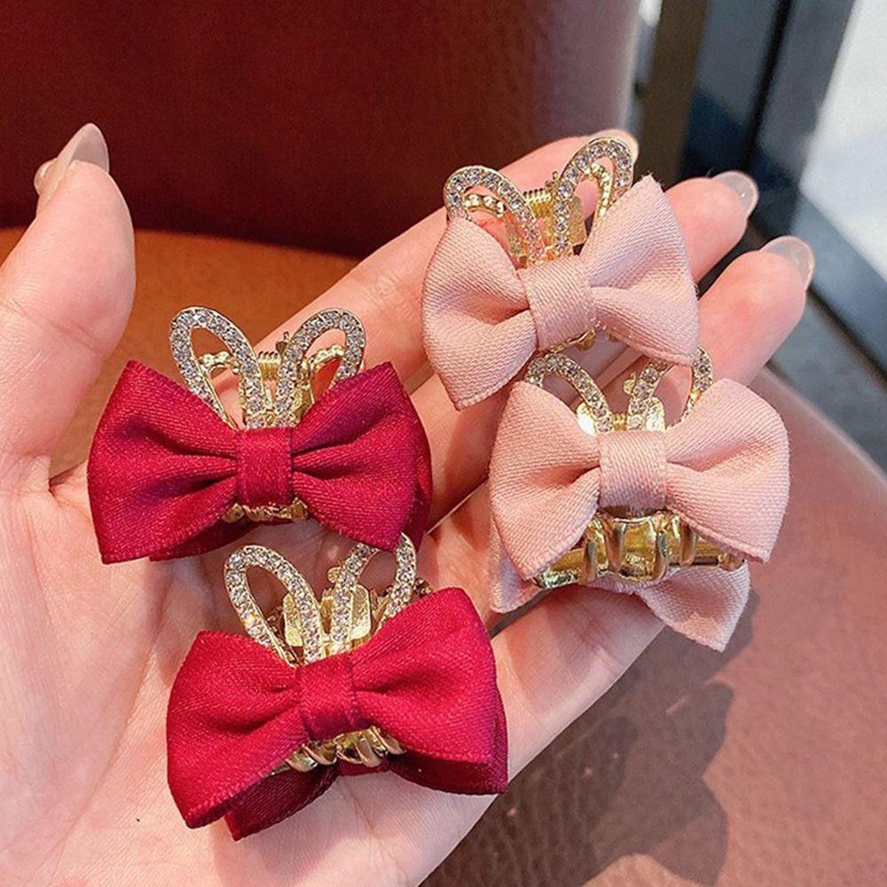 

Hair Clip Cat Ear Cute Bow Hair Claw Children Head Wear Korean Style Hairpin Women Hair Accessories