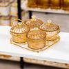 Luxury Compartmentalized Fruit and Snack Tray for Home Display