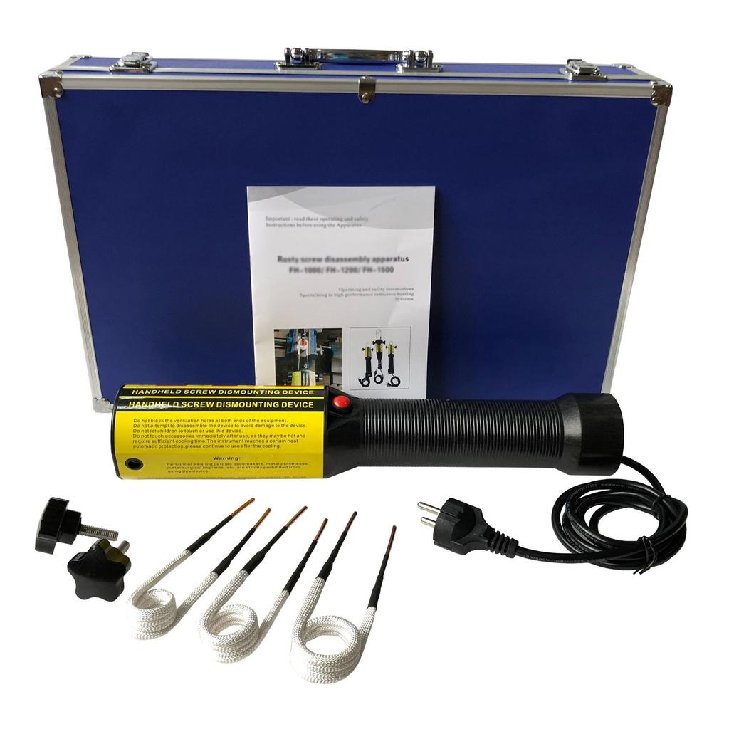 Zestaw 1200W przenośnego magnetycznego podgrzewacza indukcyjnego do samochodowego bezpłomieniowego magnetycznego podgrzewania indukcyjnego