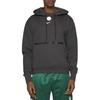 Nike NBA Brooklyn Nets Courtside Logo Print Pullover Hoodie Men Tops Black Grey DR9300-032