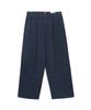 Pillogeulaem Real Chino Washed Wide Crop Pants_Navy