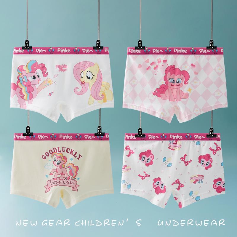 Girls' Pure Cotton Boxer Briefs - Soft, Skin-Friendly, No Pinching, Perfect for Middle and Older Children