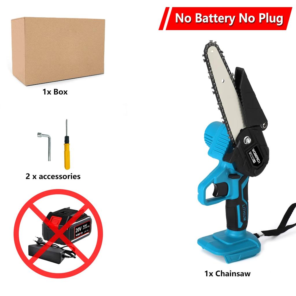 4 inch/6 inch mini ferăstrău electric drujbă ferăstrău fructifer pomi fructiferi prelucrarea lemnului unelte de grădinărit tăietoare de lemn portabile pentru baterie Makiita 18V