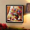 New Arrival 5D DIY Full Circle Diamond Painting "Vase Flowers" Embroidery Cross Stitch Home Decor Gift