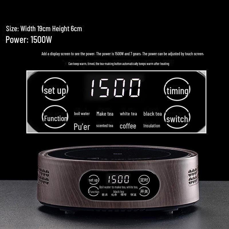 Michu Electric Ceramic Stove Tea Maker: Compact Automatic Water Boiler with Heat Preservation.