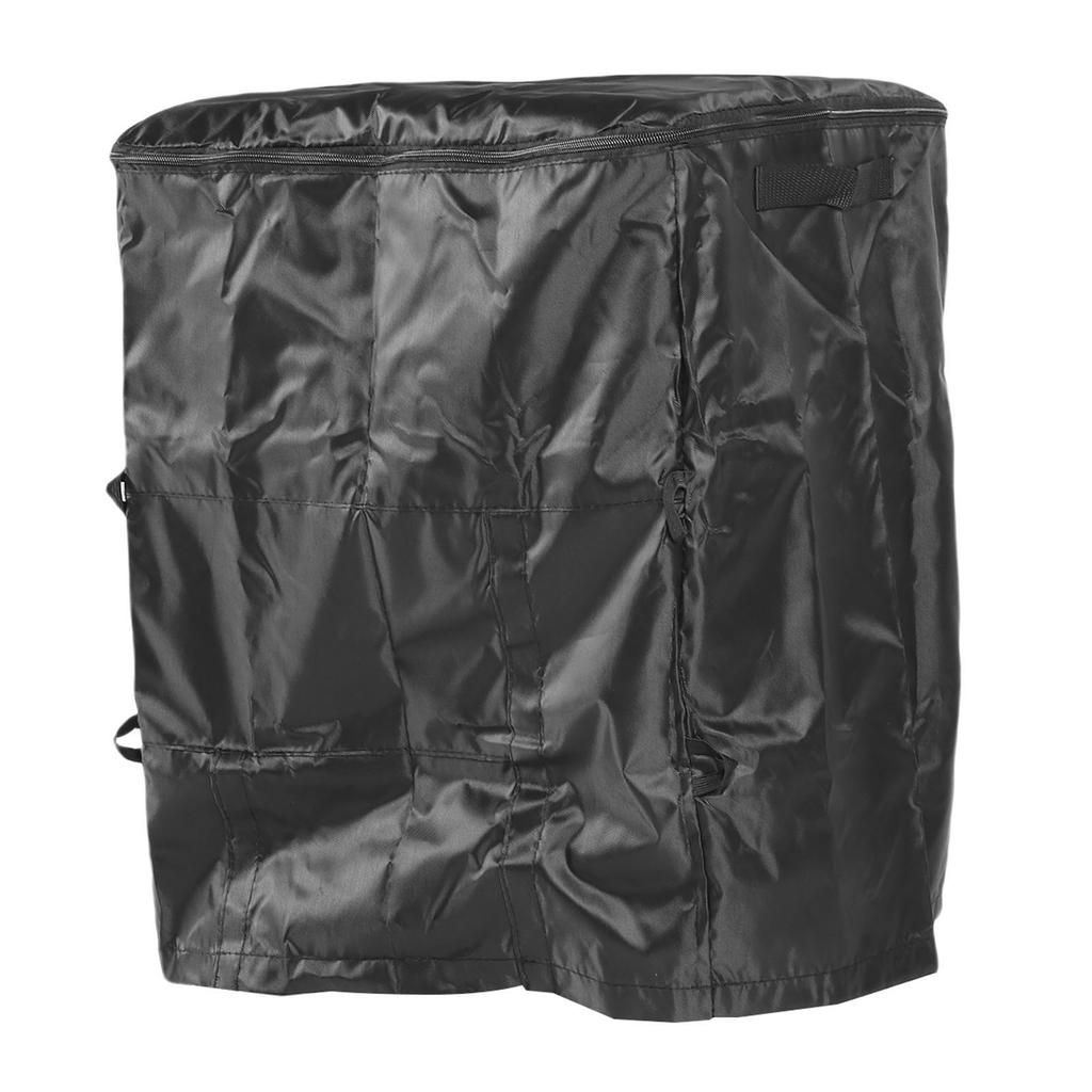 Hot Tub Pump Insulated Cover Water Proof Spa Pump Winter Cover Easy Installation for Outdoor Black
