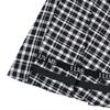 Tiffany Black Check Pleated Skirt T51kbs020
