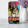 Punk A-All Time Low Band Phone Case For Samsung Galaxy A73,A72,A71,A70,A53,A52,A51,Soft Silicone Black Cover