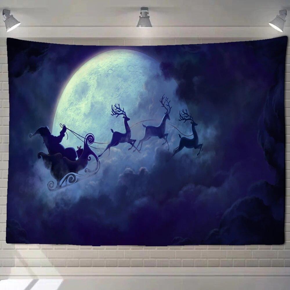 Рождественский гобелен с котом — фото 6