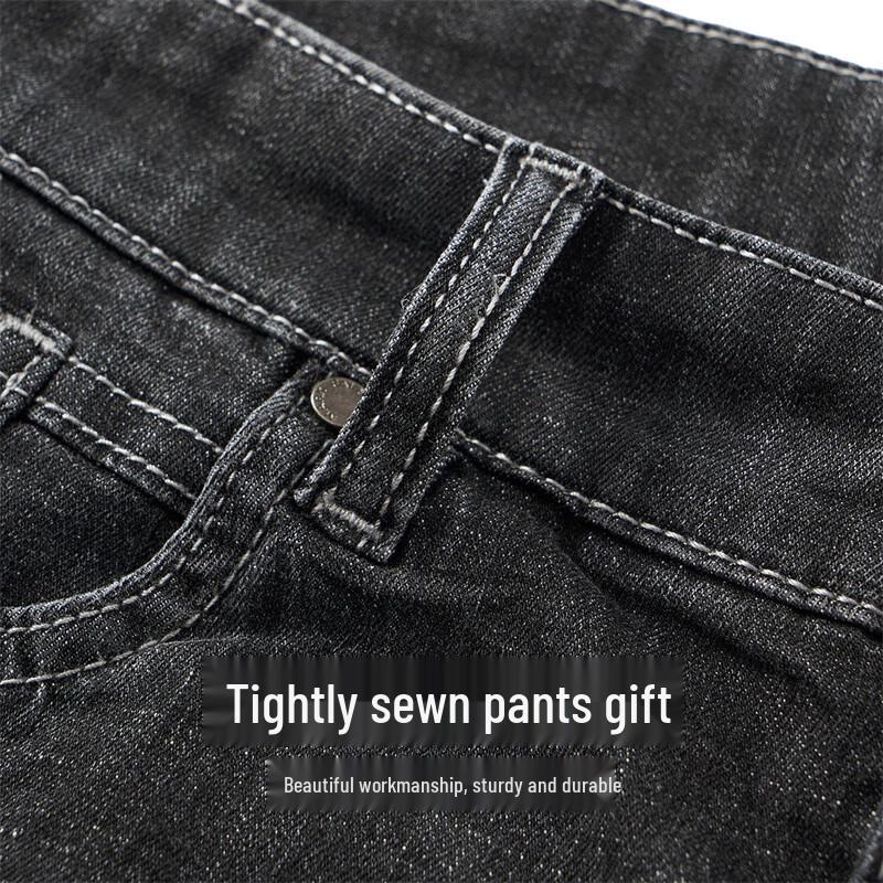 Mark Fairwhale Men's Ripped Washed Straight-Leg Denim Jeans