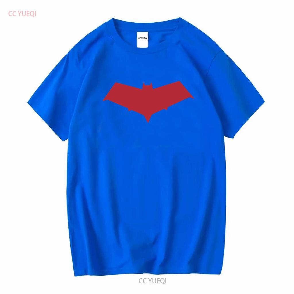 Red Hood Symbol Jason Todd T Shirt Black long or short sleeves vintage Washed Unisex homme fashion Slightly Breathable Casual