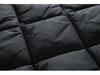 Men's Casual Diamond Baseball Collar Cotton Jacket - European & American Fashion, Plus Size for Autumn/Winter