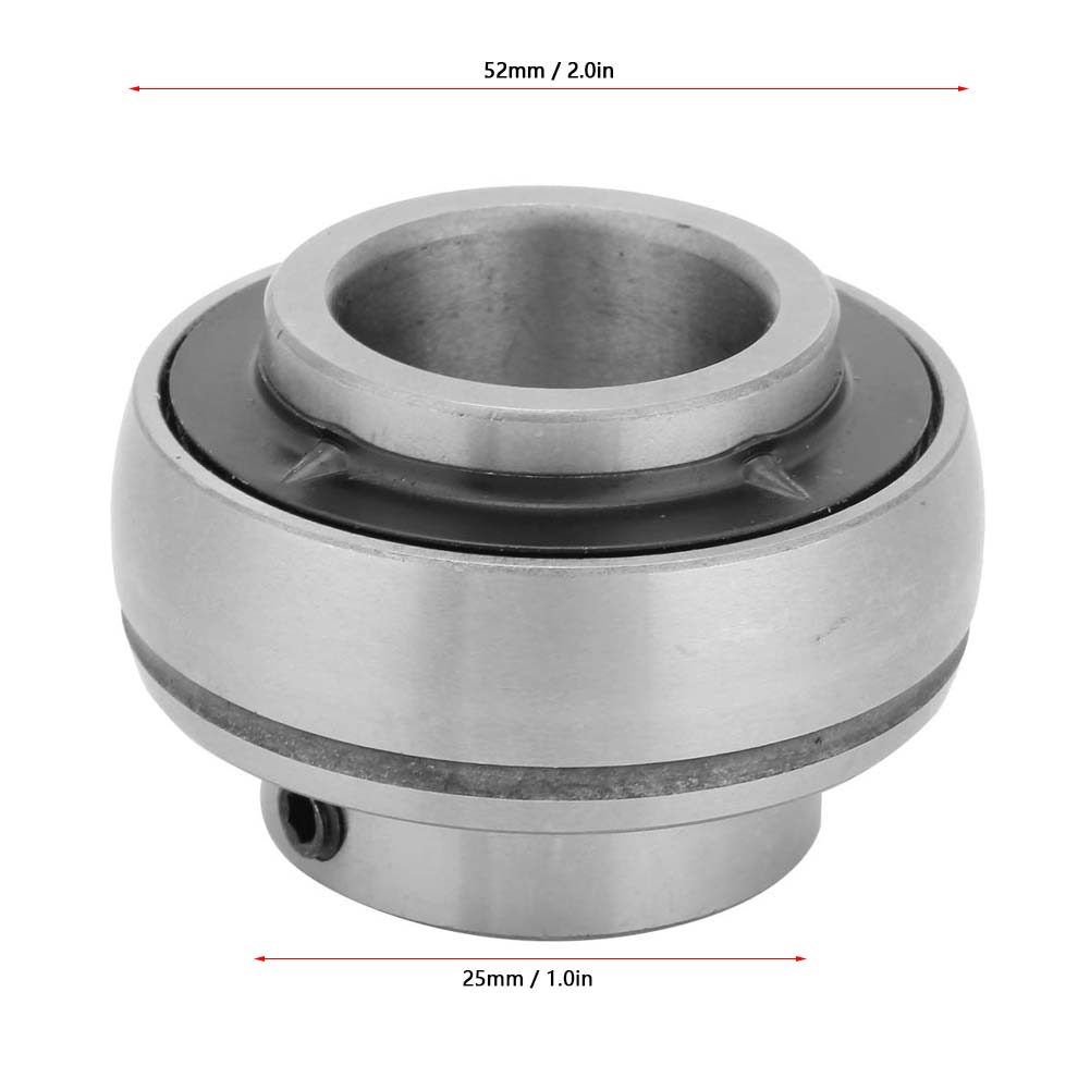 1ks kuličkové ocelové ložisko UC205 25mm s pozinkovanou vložkou