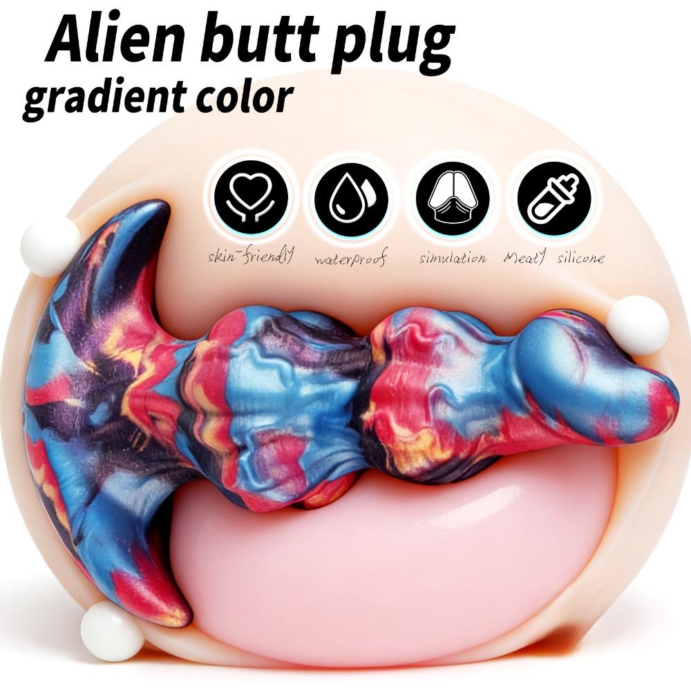 Flexible Realistic Anal Plug Soft Silicone Backdoor Trainer For Male Female Body Safe Toys