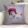 popular animated movie 100 Wolf Cushion Cover Soft  EasyWash Pillow Case  Versatile for Couch Bed Travel and Office