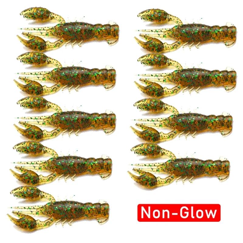 

5/10 шт. М’яка приманка. Штучна приманка. Креветки. Омар. Раки. Черв’як. Шед. 10 PCS