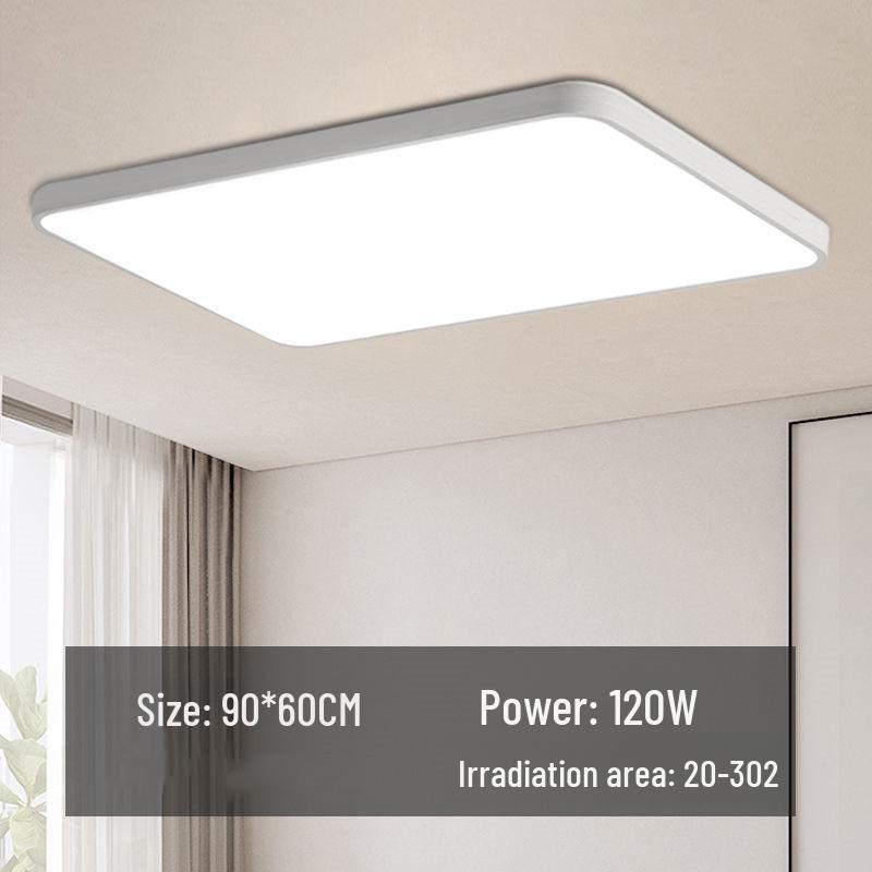Nordische Moderne Ultraflache LED Rechteckige Deckenleuchte für Wohnzimmer und Schlafzimmer