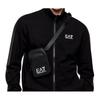 Emporio Armani Verstellbarer Schultergurt Logo Umhängetasche Herren Umhängetasche Schwarz 7X000391-AF19722-UC001