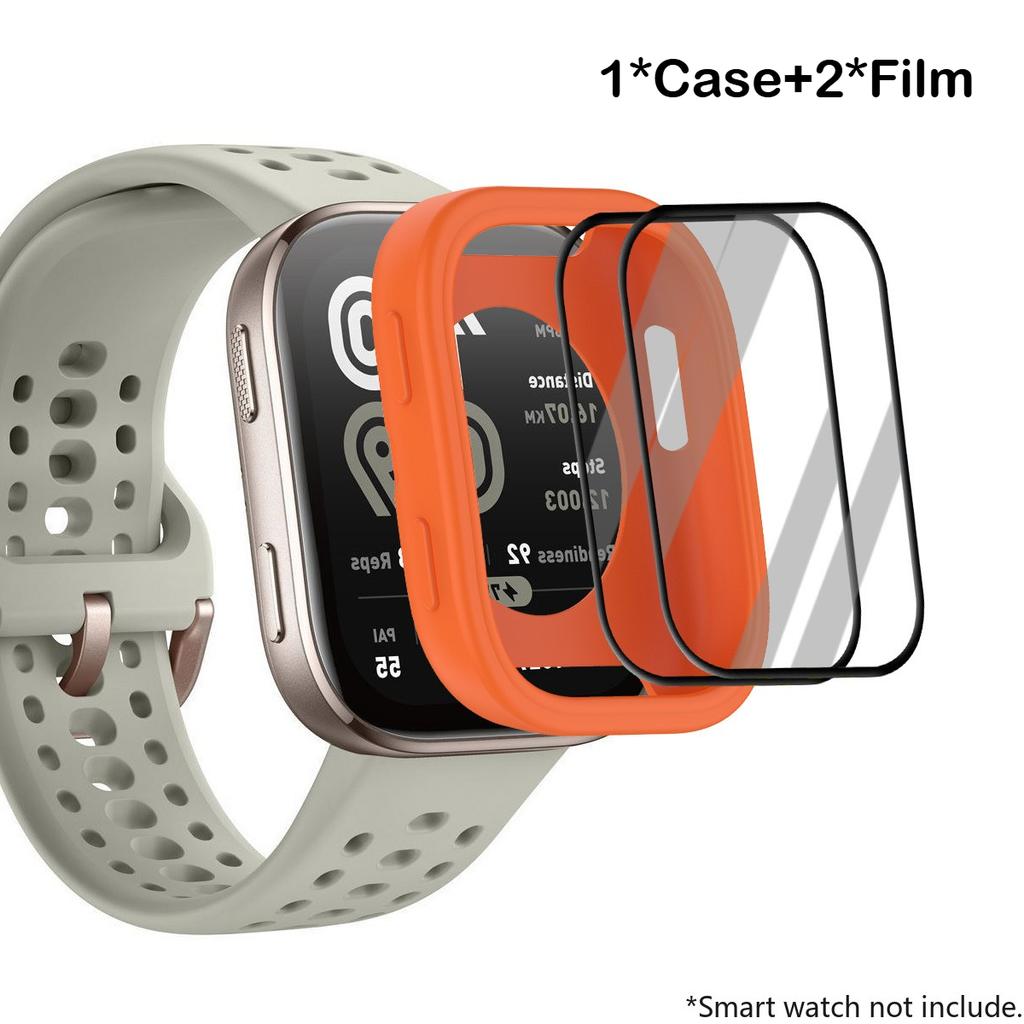 PC Case+Composite film For Amazfit Bip 6 HD Clear Protective Films Screen Protector Cover for Amazfit Bip6 Shell Accessories