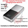 3.7V PD/QC/VOOC Type-C 22.5W Fast Charging Module TFT Color Screen Digital Tube Display Fast Charging Mobile Power Motherboard