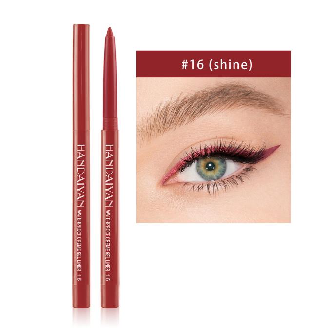 20 Colors Multicolour Eyeliner Pen Pocket Multi Color Makeup Eyeliner Colored Quick-drying Eyeliner, Eye Shadow Waterproof And Long Lasting